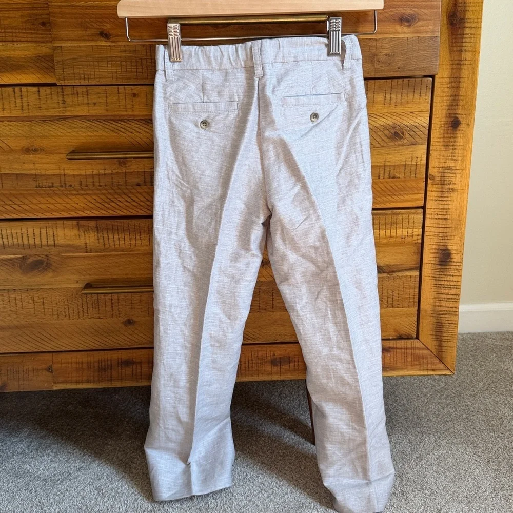 NWT Janie & Jack Boy’s Special Occasion Linen Blend Pant